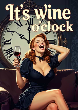 It's Wine O'Clock Woman