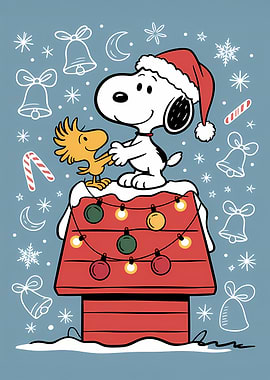 Snoopy and Woodstock Christmas Celebration
