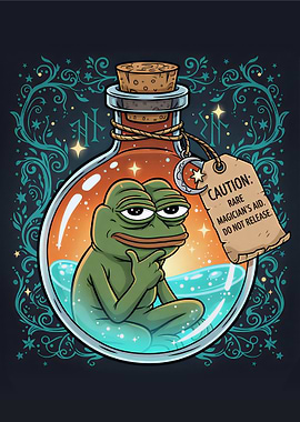 Pepe the Frog in Magic Potion