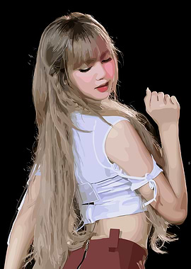 Lisa Blackpink Digital Art