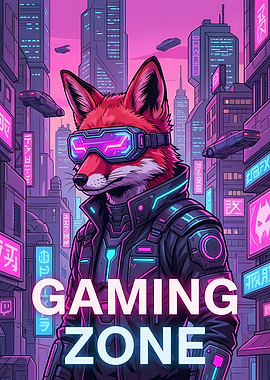 Cyberpunk Fox Gaming Zone