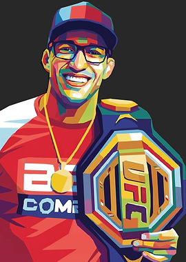 UFC Champion Pop Art Portrait