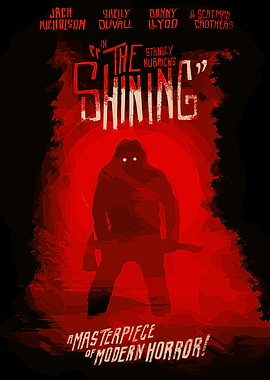 The Shining Movie Poster Art