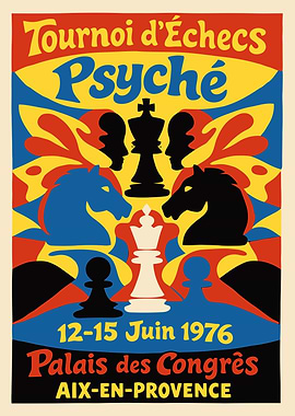 Tournoi d'Échecs Psyché Poster