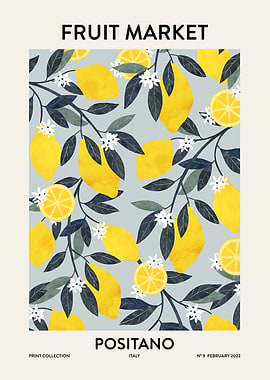 Fruit Market Positano Italy