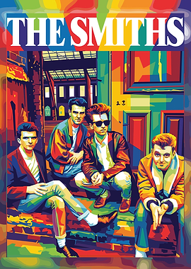 The Smiths Band Colorful Portrait