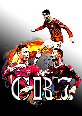 Cristiano Ronaldo CR7 Soccer Art