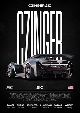 Czinger 21C Hypercar Poster