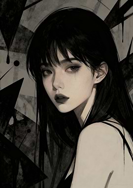 Artistic Portrait of a Young Woman