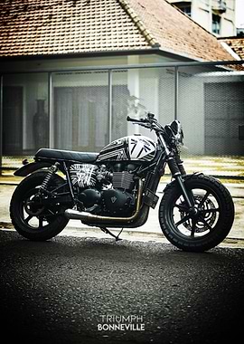 Triumph Bonneville Custom Poster