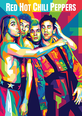 Red Hot Chili Peppers Pop Art
