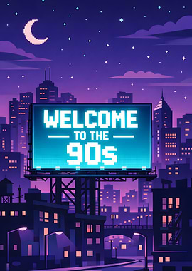 Welcome to the 90s Cityscape