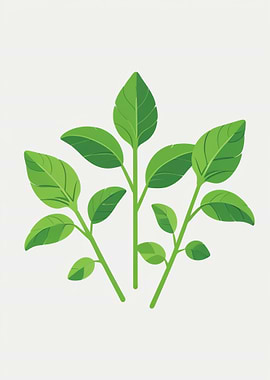 Green Leaf Plant Illustration