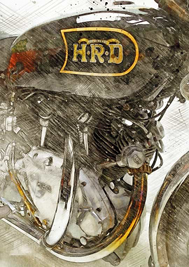 HRD Motorcycle Engine
