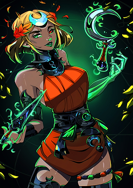 Hades Game Character Nyx Illustration