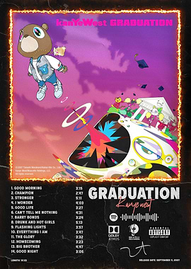 Kanye West Graduation Album Cover