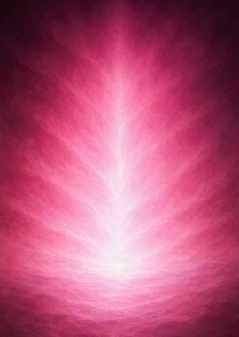 Rose Radiance Art | Soft Pink Light Burst