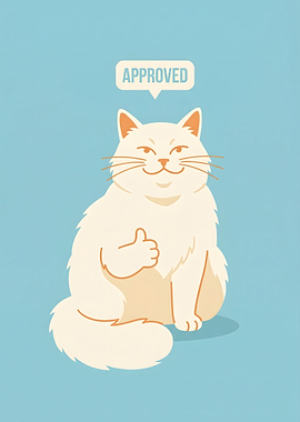 Approved Cat Thumbs Up