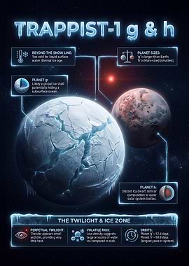 Trappist-1 g & h Planets
