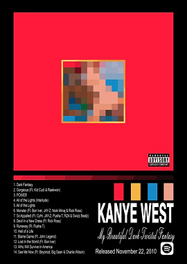 Kanye West - My Beautiful Dark Twisted Fantasy