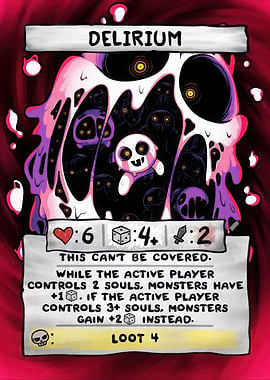 Delirium Card from The Binding of Isaac