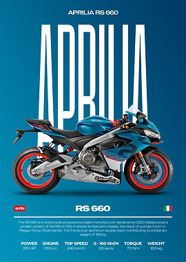 Aprilia RS 660 Motorcycle Product Display