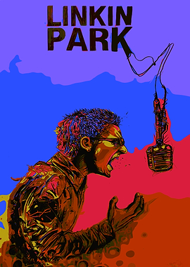 Linkin Park Vocalist Illustration