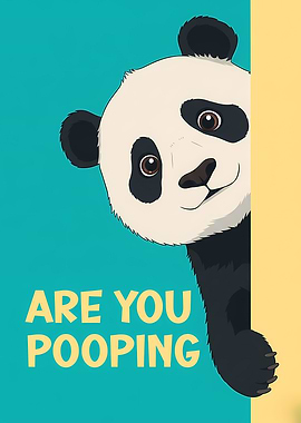 Panda Peeking: Are You Pooping?