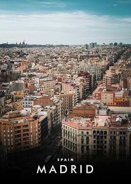 Madrid, Spain Cityscape