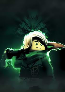 Lego Ninjago Lloyd with Green Energy