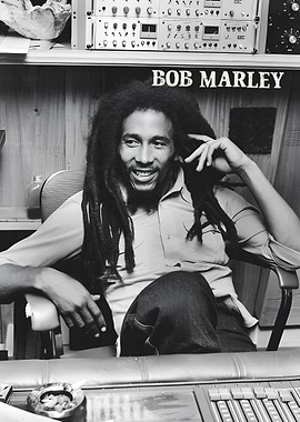 Bob Marley in the Recording Studio