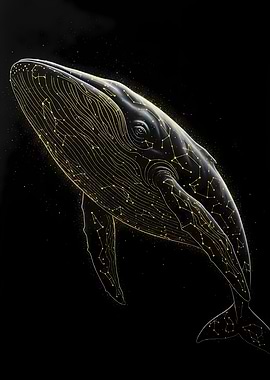 Celestial Whale in the Dark