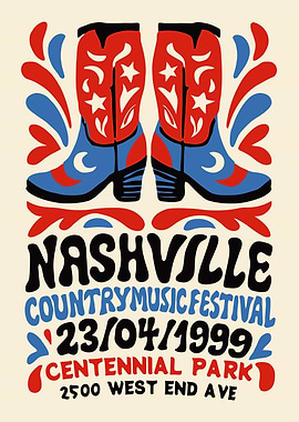 Nashville Country Music Festival Poster