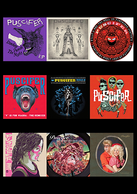 Puscifer Album Art Collage