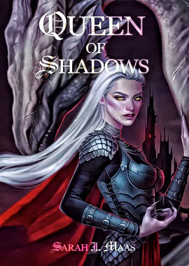 Queen of Shadows book cover art