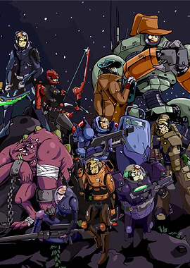 Risk of Rain game Art