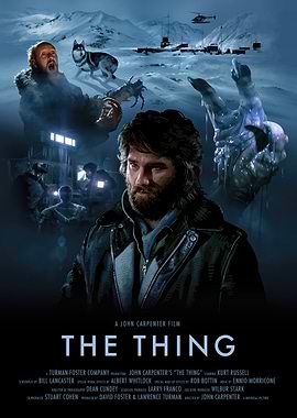 The Thing movie poster