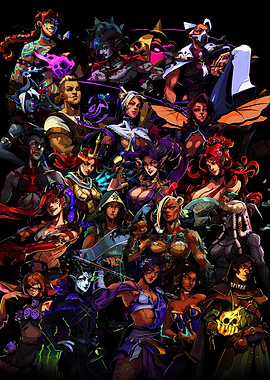 Hades Game Characters Collage