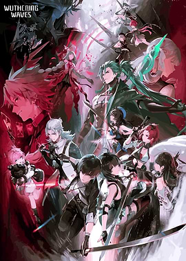 Wuthering Waves Game Characters Illustration