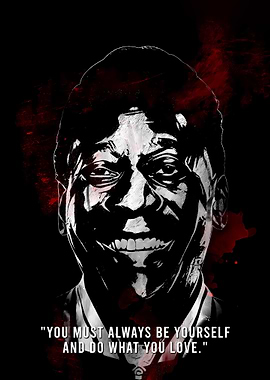 Pelé Portrait with Quote