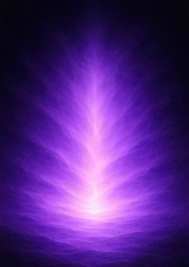 Violet Radiance Art | Soft Purple Light Glow