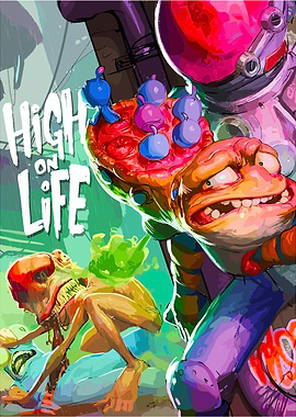 High on Life Game Illustration