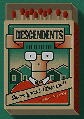 Descendents Stereotyped & Classified Tour Poster