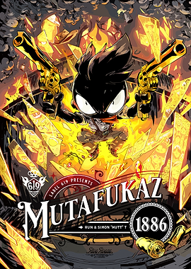 Mutafukaz 1886 Comic Book Cover