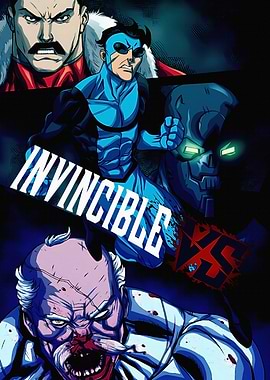 Invincible Vs Comic Book Cover Art
