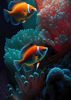 Tropical Fish and Coral Reef