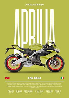 Aprilia RS 660 Motorcycle Product Display