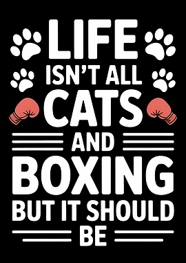 Life, Cats, and Boxing Graphic