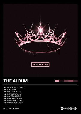 BLACKPINK The Album Cover Art