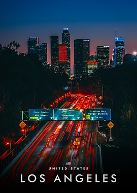 Los Angeles Skyline at Night